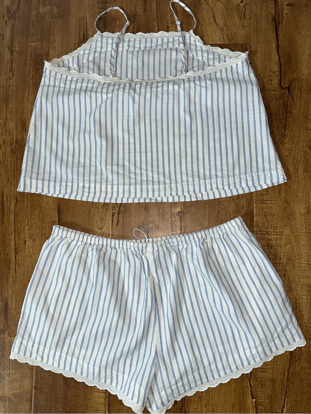Auden Cotton Blend Tank Top and Shorts Pajama Set. - Picture 4 of 9